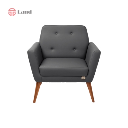 مبل یک نفره برلیان پایه چوب راحتیران M151 - چرمی