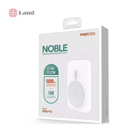 پاور بانک وایرلس RECCI /RPB-P15/10000 پاور بانک وایرلس RECCI /RPB-P15/10000