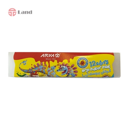 گواش 12 رنگ طلقی پیوسته آریا کد 4015