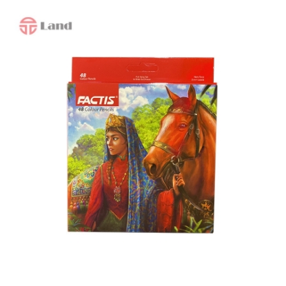 مداد رنگی 48 رنگ مقوایی فکتیس F07112348