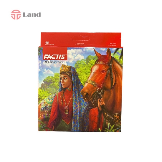 مداد رنگی 48 رنگ مقوایی فکتیس F07112348