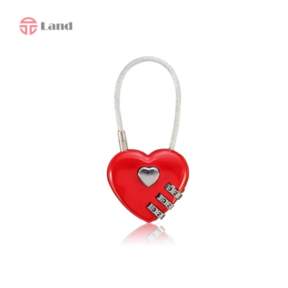قفل طرح قلب قرمز کد HL005