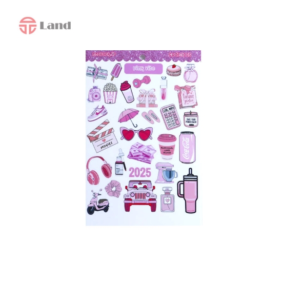 برچسب نیوپک pink vibe کد 1005