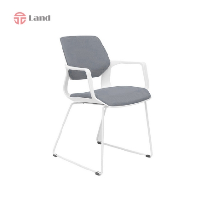 صندلی کنفرانسی نظری سول پایه مفتولی سمباده ای سفید C455