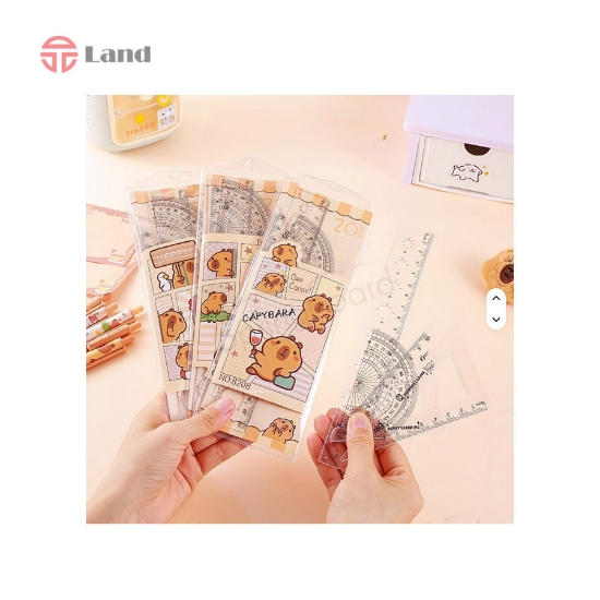 ست گونیا نقاله و خط کش کاپی بار 8208