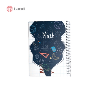 دفتر سیمی 100 برگ پارس نوت جلد سخت ریاضی V1301