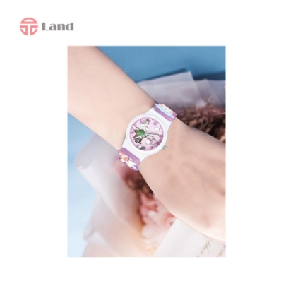 ساعت مچی سیلیکونی کرومی