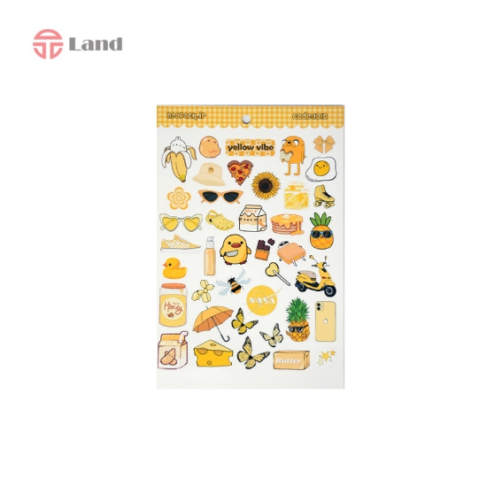 برچسب نئوپک yellow vibe کد 1010