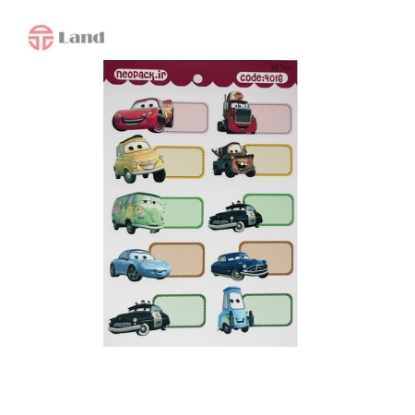 برچسب اسامی نئوپک ماشین کد 4016