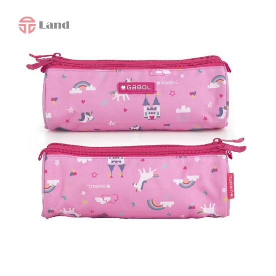 جامدادی سه زیپ گابل Rainbow سایز 7*7*22