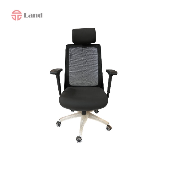 صندلی کارشناسی LIVE مدل I81PUD فریم مشکی پایه کروم