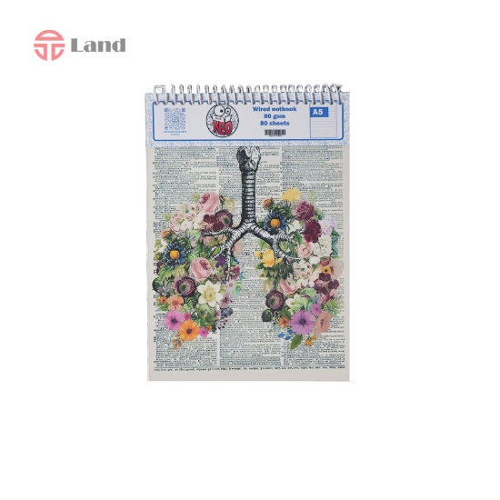 دفتر یادداشت 80 برگ نئوپک طرح شش سایز A5