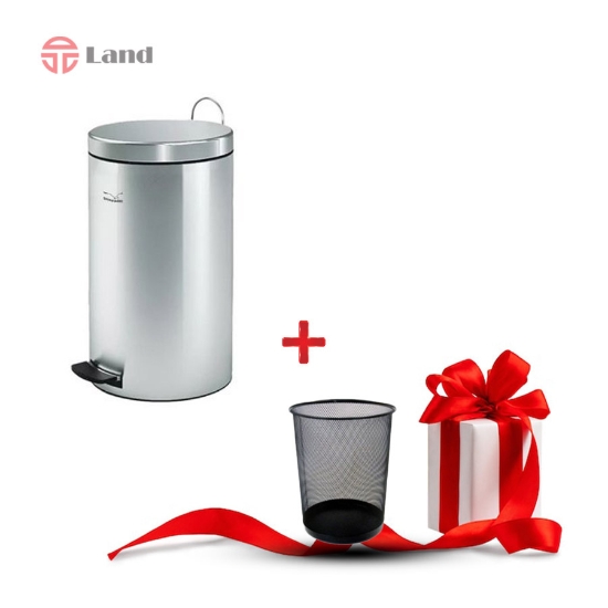 سطل زباله پدال دار شفق A50 استیل