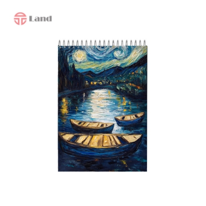 دفتر یادداشت 80 برگ نئوپک طرح ونگوگ سایز A5