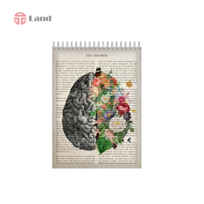 دفتر نقطه ای 80 برگ نئوپک طرح مغز سایز A4