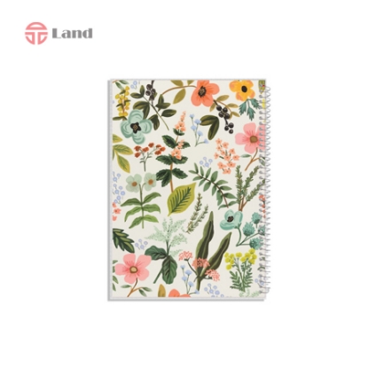 دفتر سیمی 100 برگ پارس نوت جلد طلقی گل V1054