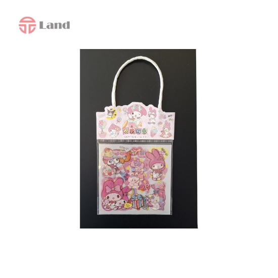 استیکر بنددار شفاف کرومی