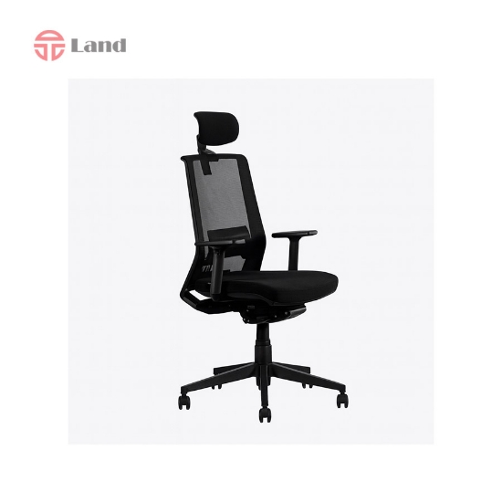 صندلی اداری نیلپر مدل OCM 850 پایه پلاستیک - پارچه ای