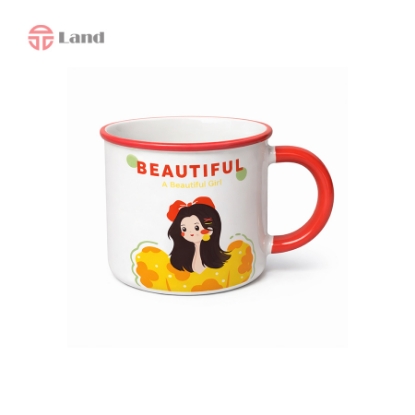ماگ سرامیکی beautiful gairl کد 3519