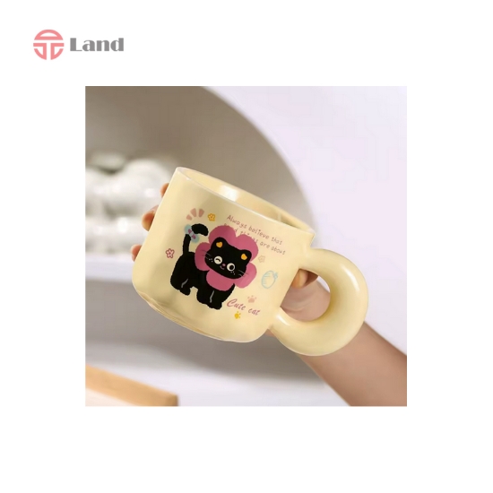 ماگ طرح گربه کلاه دار کد 9285