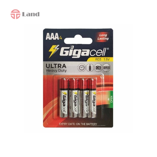 باتری نیم قلمی 4 عددی گیگا سل Gigacell