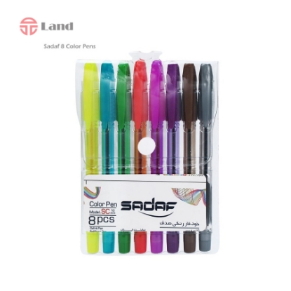 پک خودکار 8 رنگ صدف مدل SC 0.7mm