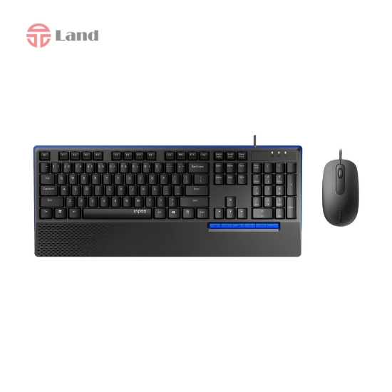  ست موس و کیبورد با سیم رپو مدل NX2000