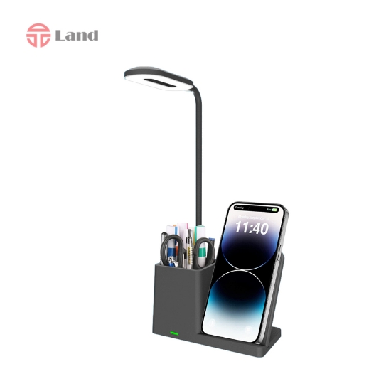 چراغ مطالعه سه کاره (شارژر وایرلس - جاقلمی) مدل HT-330