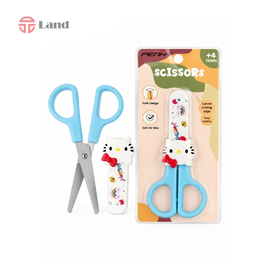قیچی غلاف دار سیلیکونی فانتزی 6021-13cm