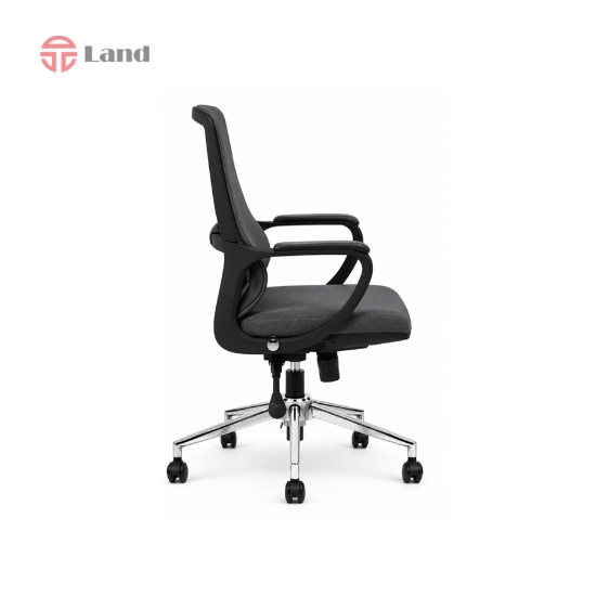 صندلی کارمندی انرژی مدل S.N250  فریم طوسی پایه کروم