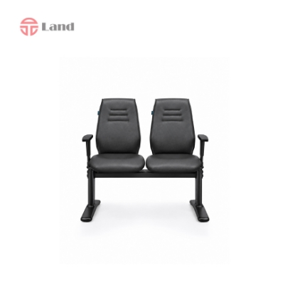 صندلی انتظار دو نفره انرژی مدل W90,2 دسته ثابت پایه مشکی