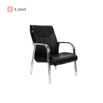 مبل تک نفره سی تو راحتیران M061 پایه کروم - چرمی