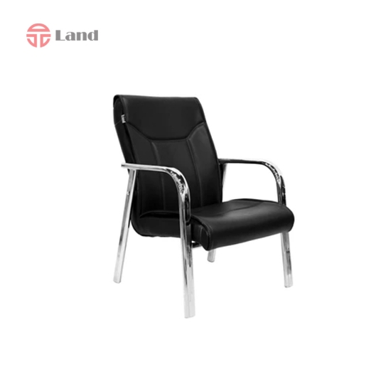 مبل تک نفره سی تو راحتیران M061 پایه کروم - چرمی