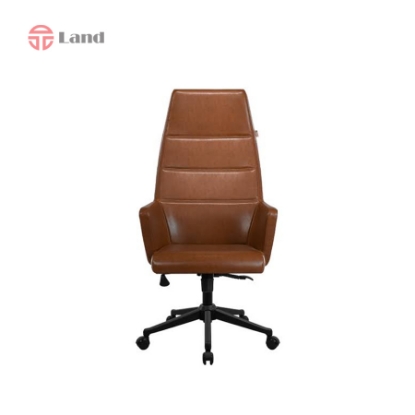 صندلی مدیریتی راحتیران مدل T5110 پایه فلزی مشکی - چرمی