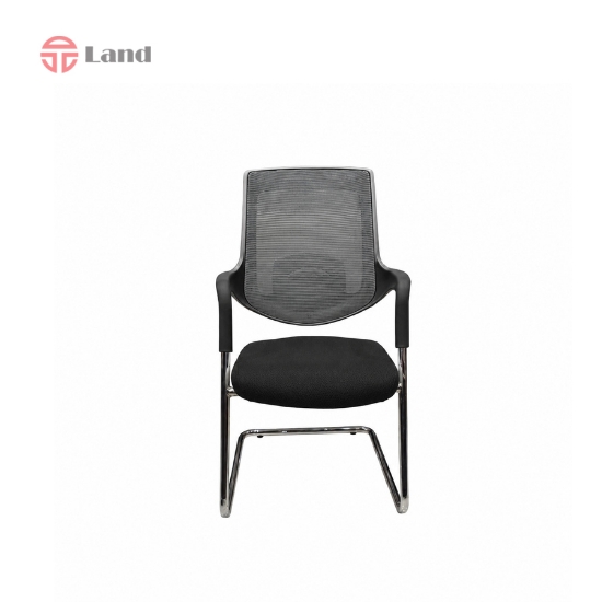 صندلی کنفرانسی انرژی مدل C200 فریم مشکی پایه کروم