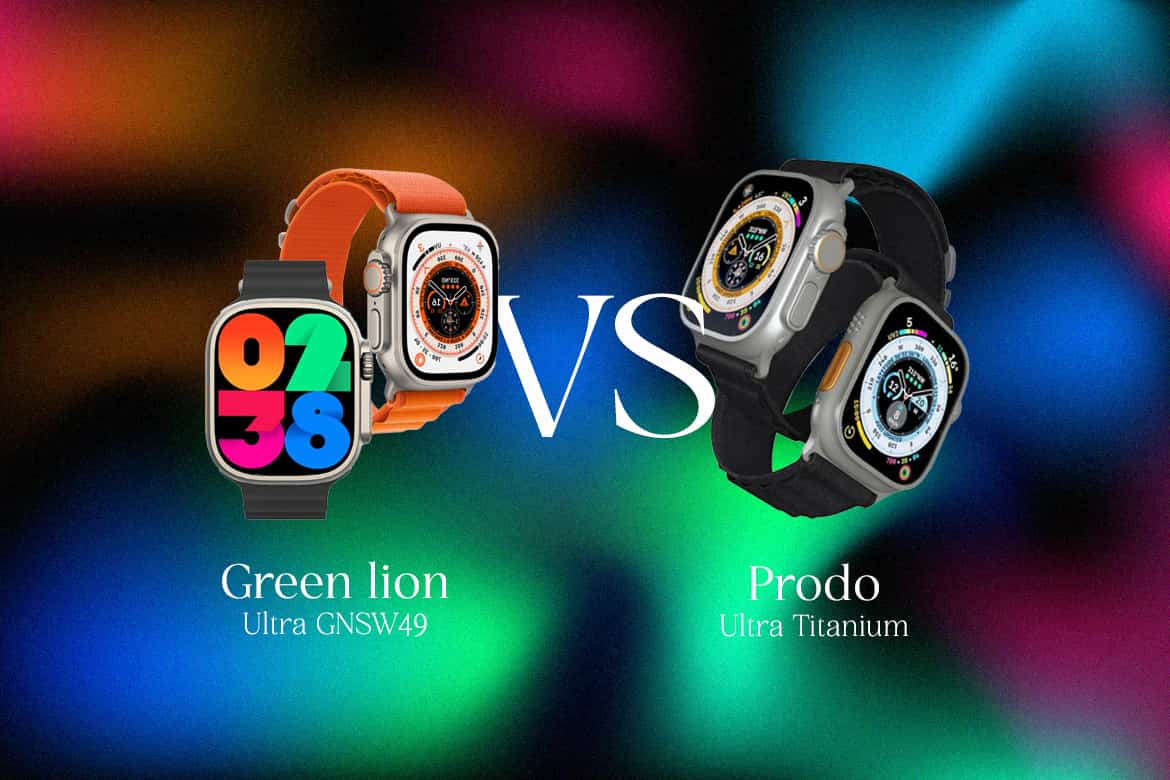 مقایسه ساعت هوشمند Green Lion Ultra GNSW49 و Prodo Ultra Titanium
