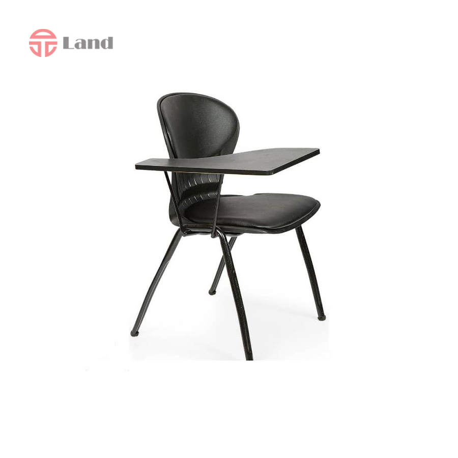 صندلی آموزشی شفق مدل چرمی N106 دسته متحرک