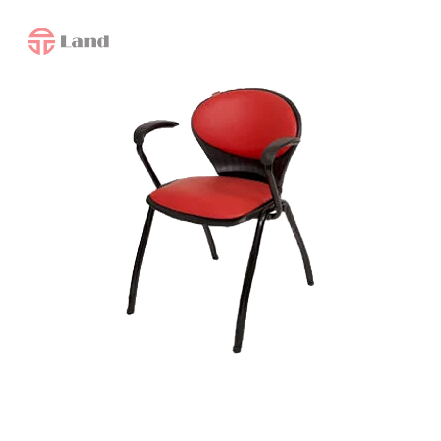 صندلی آموزشی شفق مدل چرمی بدون دسته متحرک مدل N104