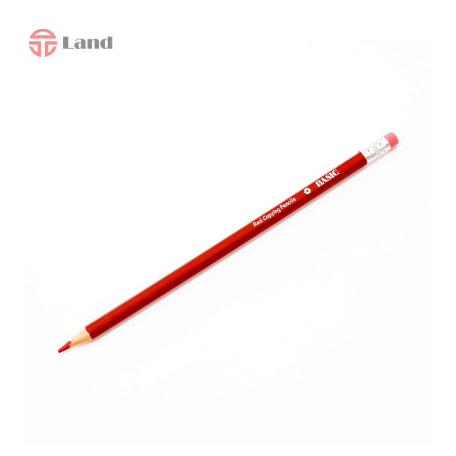 مداد پاکن دار بیسیک قرمز مدل BAS-2054