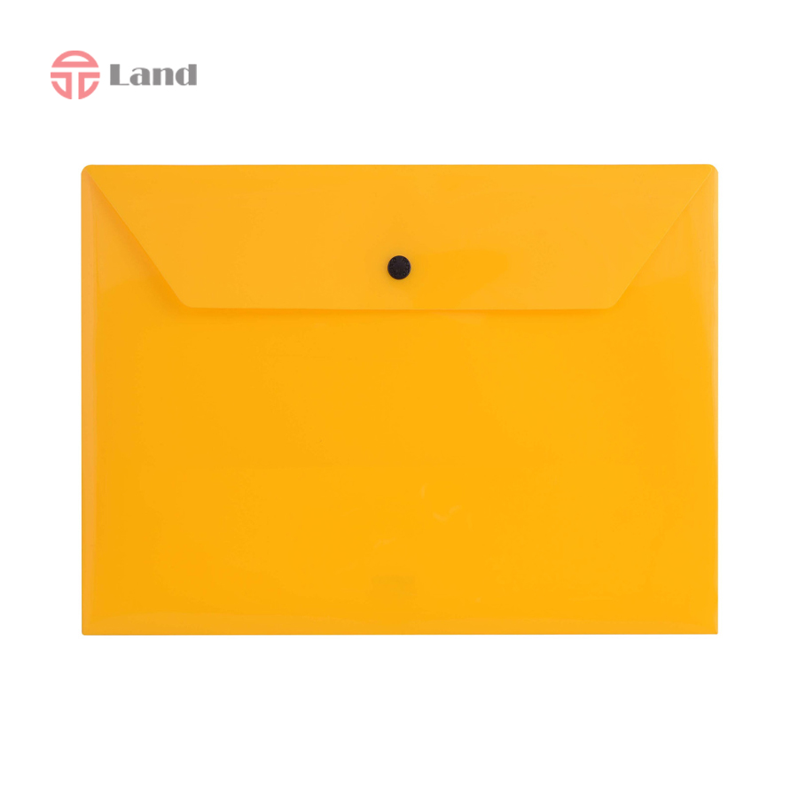 پوشه-دکمه-دار-پاپکو-مدل-A4105-مات-زرد